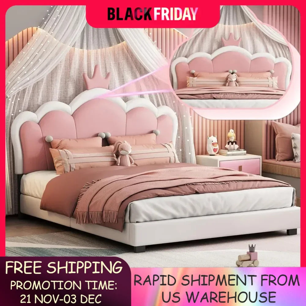 Full/Size Platform Bed With Headboard And Footboard