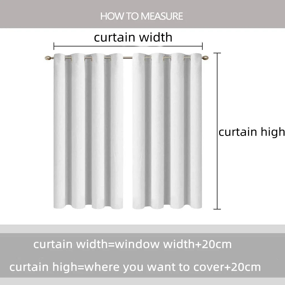 Decor 3D Digital Print Decorative Curtain Panels