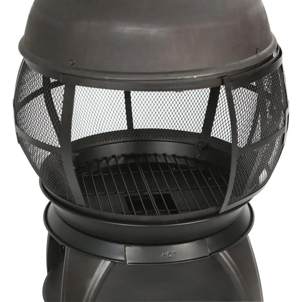 Wood Burning Fire Pits Chimenea Outdoor Fireplace
