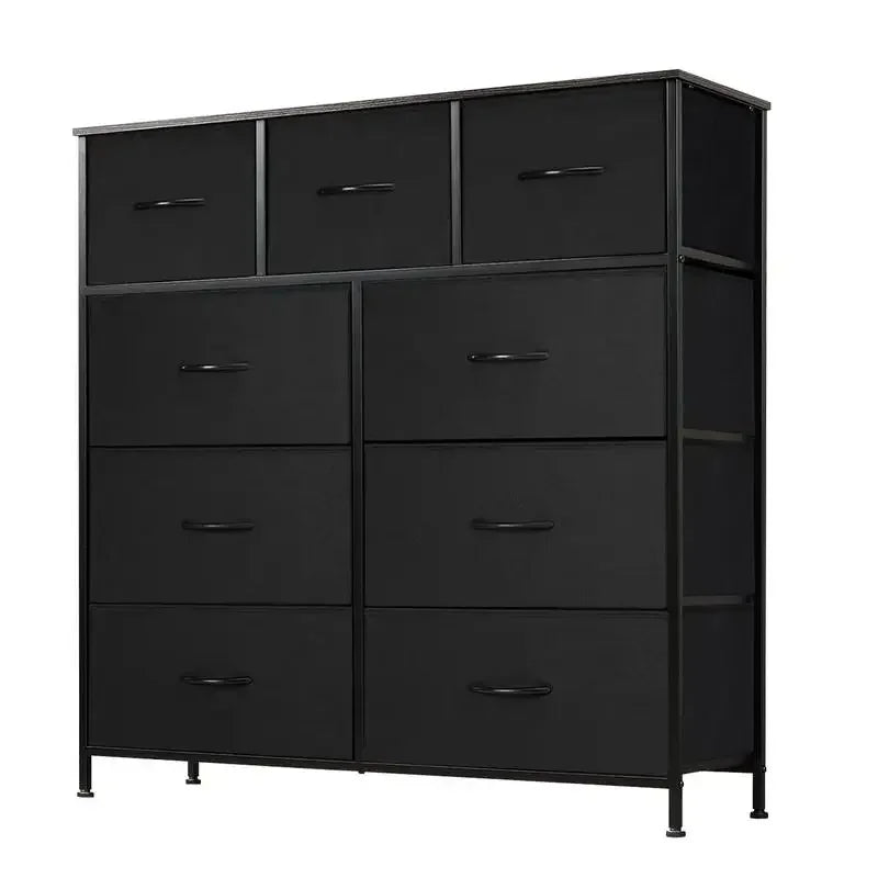 9-Drawer Storage Unit Organizer Chest For Clothes