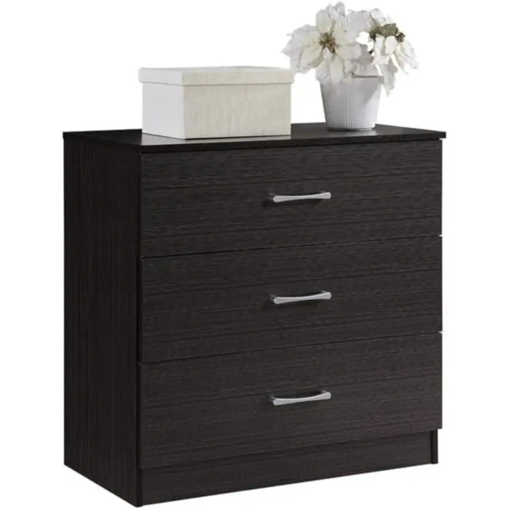 White Contemporary 3/8 Drawer Double Bedroom Dresser