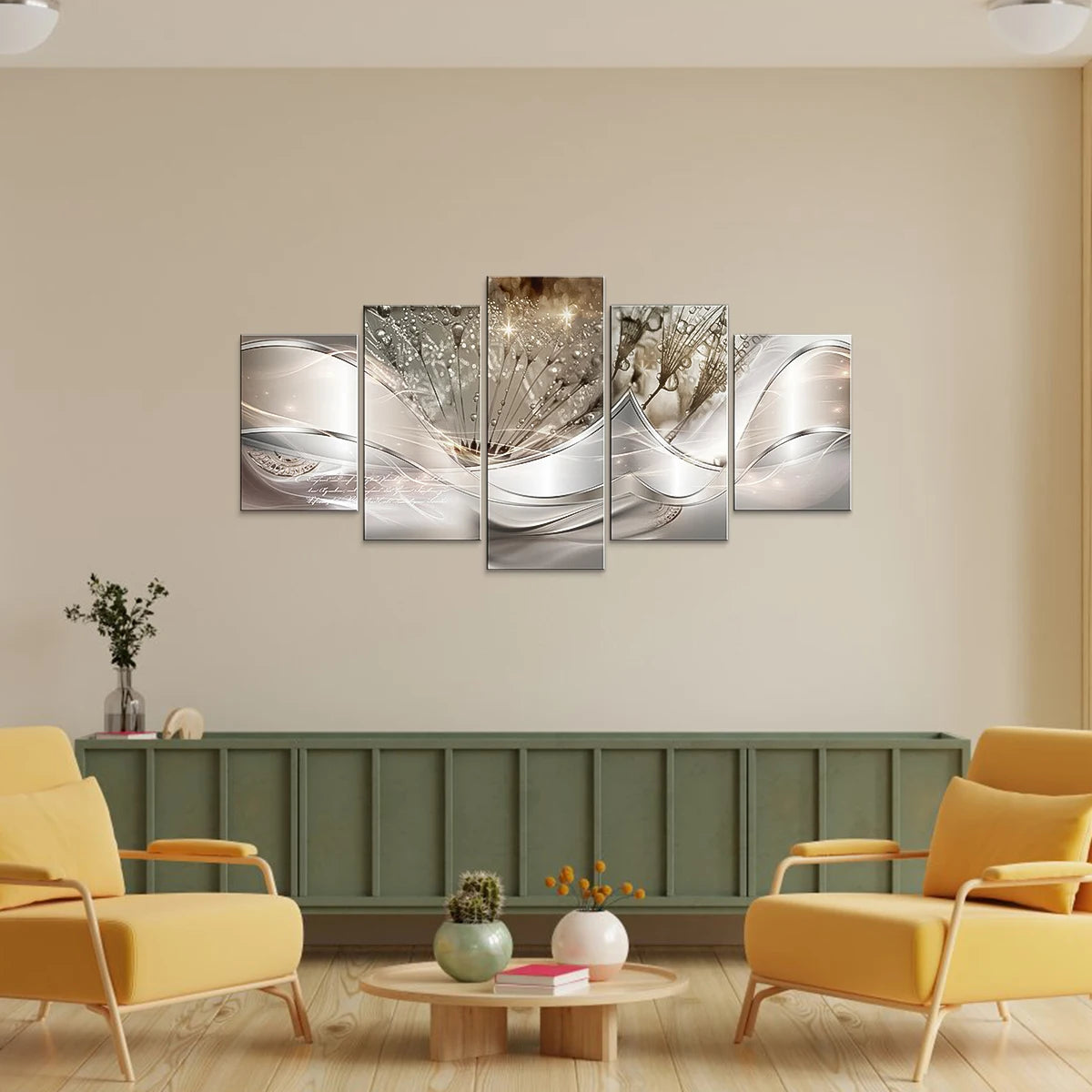 5Pcs Wall Paintings Set No Fading Wall Art